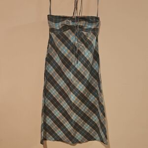 Theory Multicolor Plaid Dress